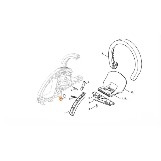 STIHL  Blacha wsporcza 6010 642 5100